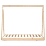 vidaXL Cadre de lit pour enfant 70x140 cm bois de pin massif