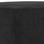 vidaXL Repose-pied Noir 70x55x41 cm Velours