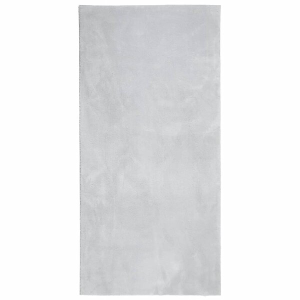 vidaXL Tapis HUARTE à poils courts doux et lavable gris 100x200 cm