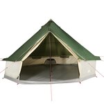 vidaXL Tente familiale tipi 10 personnes vert imperméable