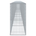 vidaXL Panier gabion avec couvercle 1000x50x100 cm fer galvanisé