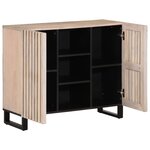 vidaXL Buffet 90x34x75 cm bois massif de manguier