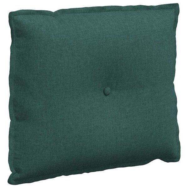 vidaXL Coussin de Dos Vert foncé 60 x 19 x 50 cm tissu