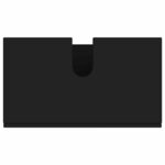 vidaXL Ensemble d'armoire de salle de bain TULUM Noir 60 x 34 x 63 cm