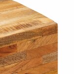 vidaXL Meuble d'appoint Marron 60 x 33 x 75 cm Bois de mangue massif
