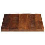 vidaXL Dessus de table 60x50x3 8 cm rectangulaire bois massif récupéré