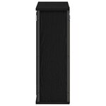 vidaXL Armoire murale de salle de bain miroir chêne noir 50x21x60 cm