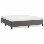 vidaXL Cadre de lit sans matelas gris 180x200 cm similicuir