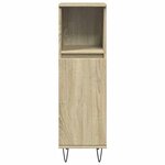 vidaXL Ensemble de meubles de salle de bain 3 Pièces chêne sonoma