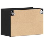 vidaXL Meuble TV Chêne noir 60x30x41 cm Bois d'ingénierie