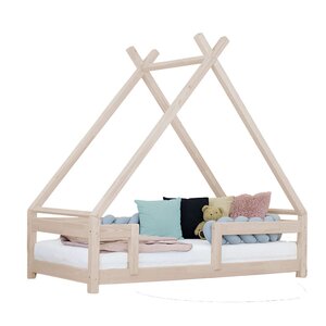 Lit cabane enfant TAHUKA 80 x 180 beige