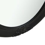 vidaXL Miroir mural style baroque 50x70 cm noir