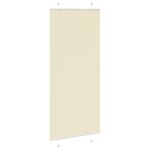 vidaXL Store plissé crème 90x200 cm largeur du tissu 89 4 cm polyester