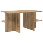 vidaXL Table basse Chêne artisanal 87 x 50 x 45 cm Bois d’ingénierie