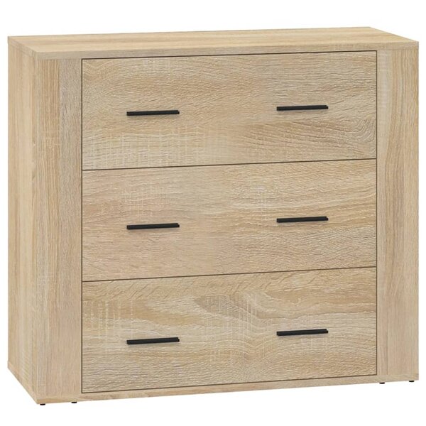 vidaXL Buffet Chêne sonoma 80x33x70 cm Bois d'ingénierie
