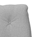 vidaXL Fauteuil relaxant Gris nuage 69 x 74 x 93 cm tissu