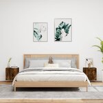 vidaXL Meubles TV muraux 2 Pièces chêne fumé 40 5x30x40cm bois ingénierie