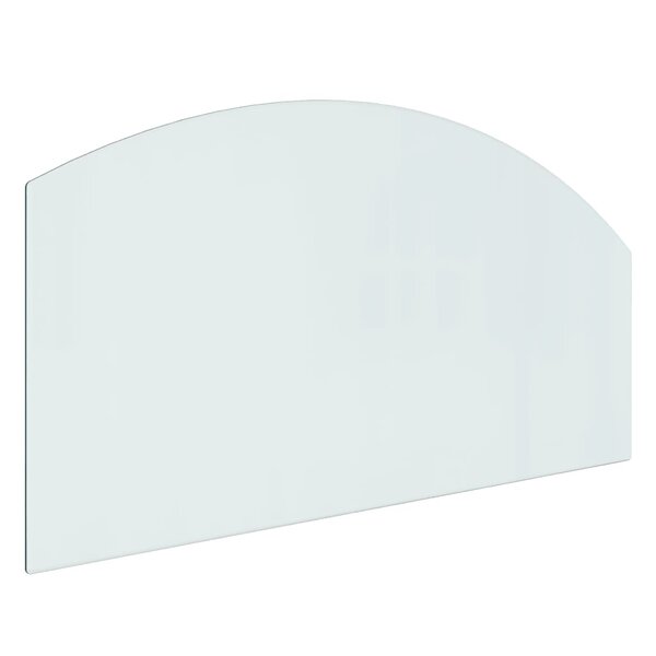 vidaXL Plaque de verre pour cheminée 100x50 cm