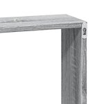 vidaXL Armoire murale 100x16x30 cm sonoma gris bois d'ingénierie