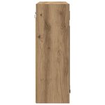 vidaXL Armoire Miroir de Salle de Bain Chêne artisanal 60 x 20 x 60 cm