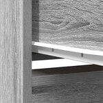 vidaXL Armoire tiroir sonoma gris 55 5x34x119 5 cm bois d'ingénierie