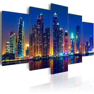 Tableau - nights in dubai l x h en cm 100x50