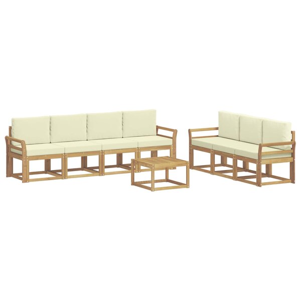 vidaXL Ensemble de canapés d'extérieur 7 pc