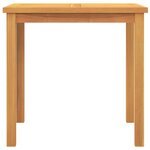 vidaXL Ensemble à manger de jardin 5Pièces Bois de teck massif