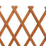 vidaXL Clôture en treillis de jardin Orange 120x60 cm Bois de sapin
