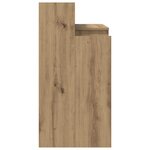 vidaXL Bureau chêne artisanal 97 x 45 x 90 cm Bois d'ingénierie