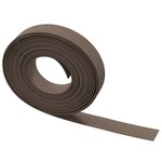 vidaXL Bordures de jardin 3 Pièces marron 10 m 10 cm polyéthylène
