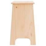 vidaXL Banc d'entrée 100x28x45 cm bois de pin massif