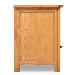 vidaXL Meuble TV 90x35x48 cm bois de chêne massif