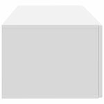 vidaXL Meuble TV mural Blanc 78 5 x 41 x 30 cm Bois d'ingénierie