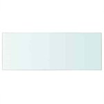 vidaXL Panneaux d'étagère 2 Pièces Verre Transparent 60x25 cm