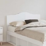 vidaXL Tête de lit Blanc 135 cm Bois d'ingénierie