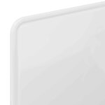 vidaXL Tête de lit Blanc Brillant 90 cm Bois d'ingénierie