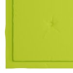 vidaXL Chaises de jardin avec coussins lot de 2 Acacia solide et acier
