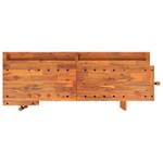 vidaXL Établi avec tiroirs et étaux 162x62x83 cm Bois massif d'acacia