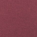 vidaXL Chaises à manger lot de 6 rouge bordeaux tissu