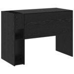 vidaXL Bureau Chêne noir 109 x 50 x 78 cm Bois d'ingénierie