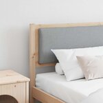 vidaXL Tête de lit Autre Marron 180 cm Bois massif en pin