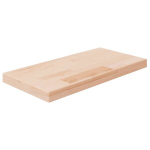 vidaXL Panneau d'étagère 40x20x2 5 cm Bois de chêne massif non traité