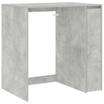 vidaXL Armoire pour machine à laver avec porte Béton 87 x 60 x 89 cm