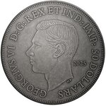 Pièce de monnaie en Argent 50 Dollars g 158.5 Millésime 2025 EMANUEL HAHN ORIGINAL SKETCH