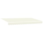 vidaXL Tissu de remplacement de store pour cadre 4x2 m Crème