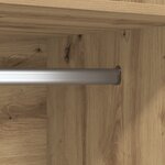vidaXL Armoire chêne artisanal 50 x 50 x 200 cm Bois d'ingénierie