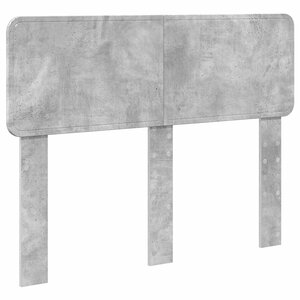 vidaXL Tête de lit Gris béton 135 cm Bois d'ingénierie