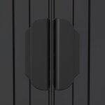 vidaXL Abri de jardin Anthracite 192x855x223 cm Acier galvanisé