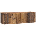 vidaXL Meuble TV mural Bois ancien 98 x 31 x 30 cm Bois d'ingénierie